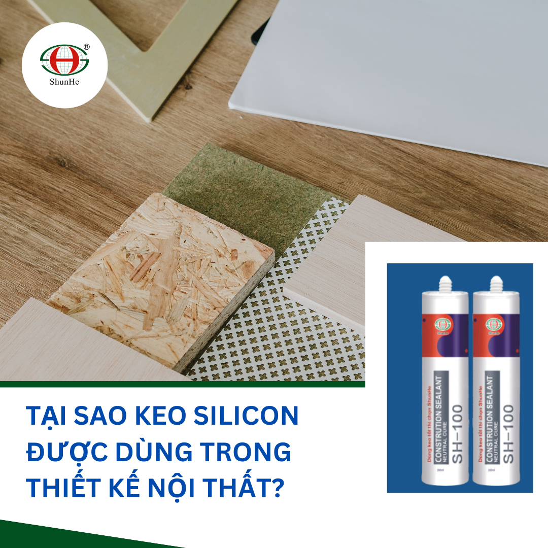 Keo silicone từ lâu đã được xem là vật liệu không thể thiếu trong thiết kế nội thất