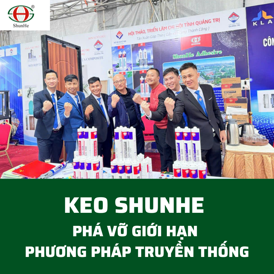 Keo silicone Shunhe - Phá vỡ giới hạn các phương pháp kết dính truyền thống