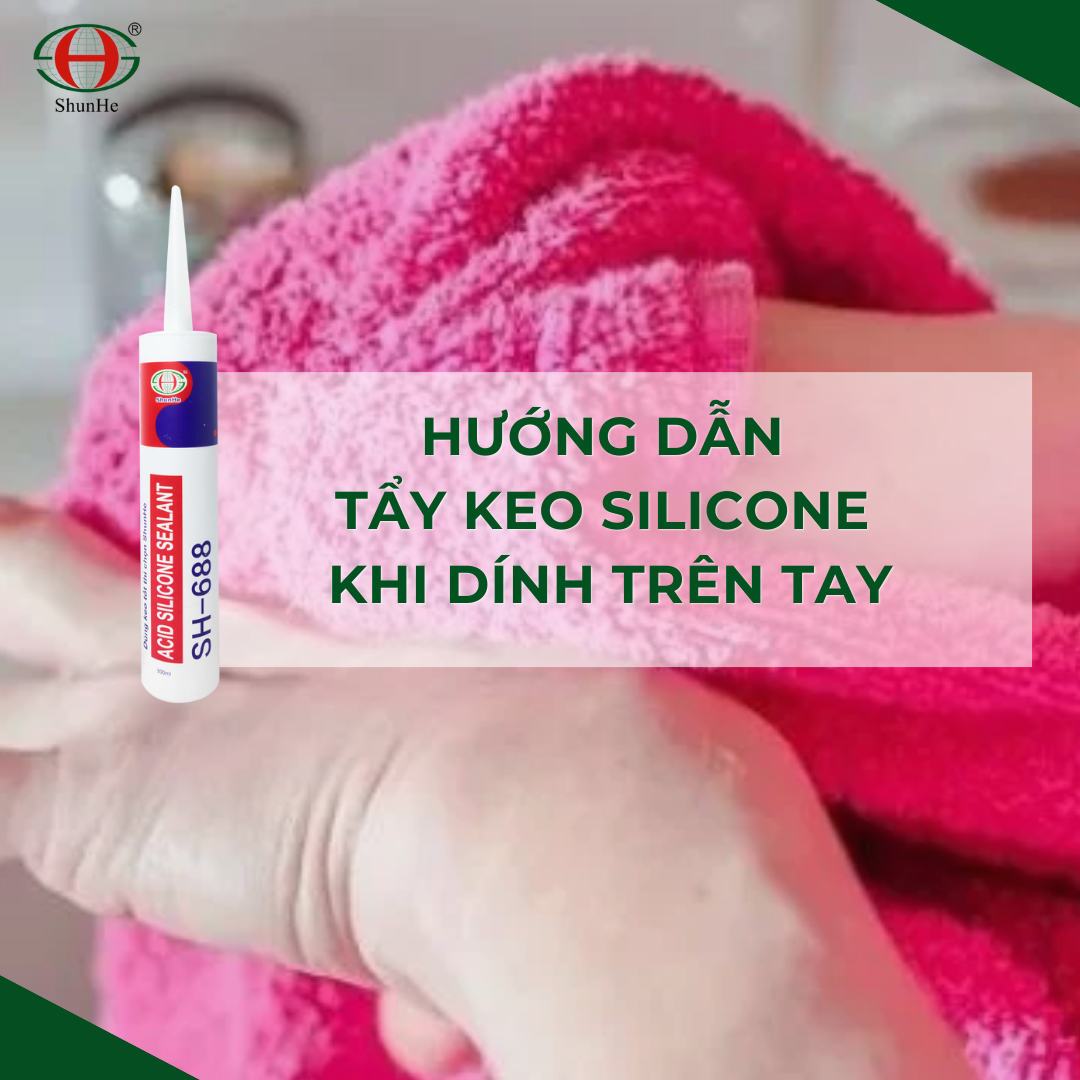 Tẩy keo silicone trên tay thường dễ dàng hơn với các bước sau