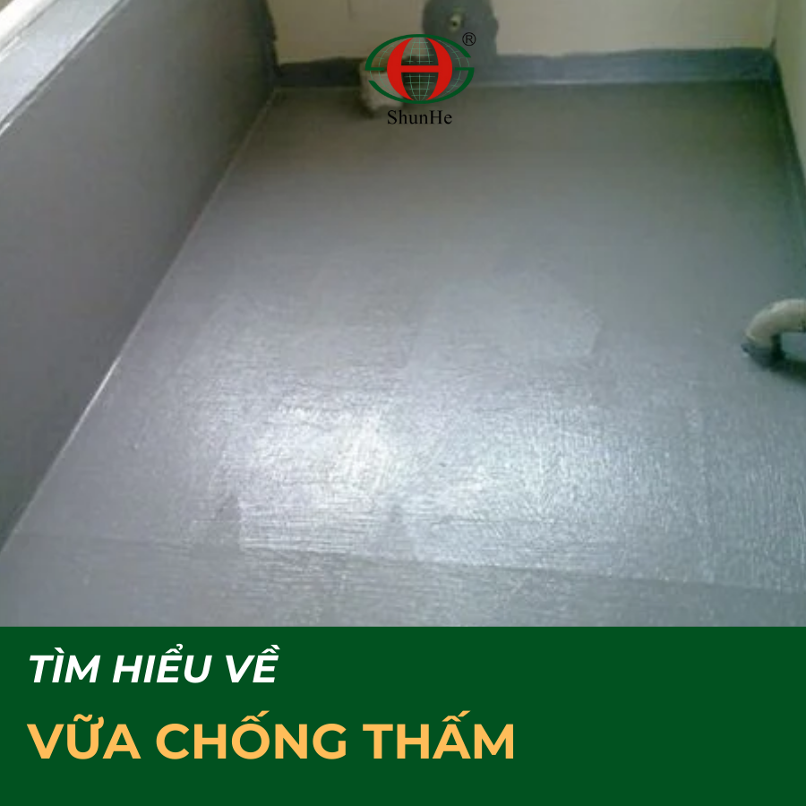 Vữa chống thấm - một trong những phương pháp truyền thống được dùng rộng rãi