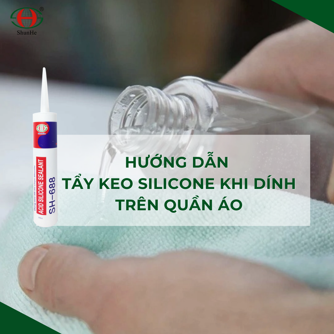 Xử lý vết keo nhanh chóng khi bám trên vải 