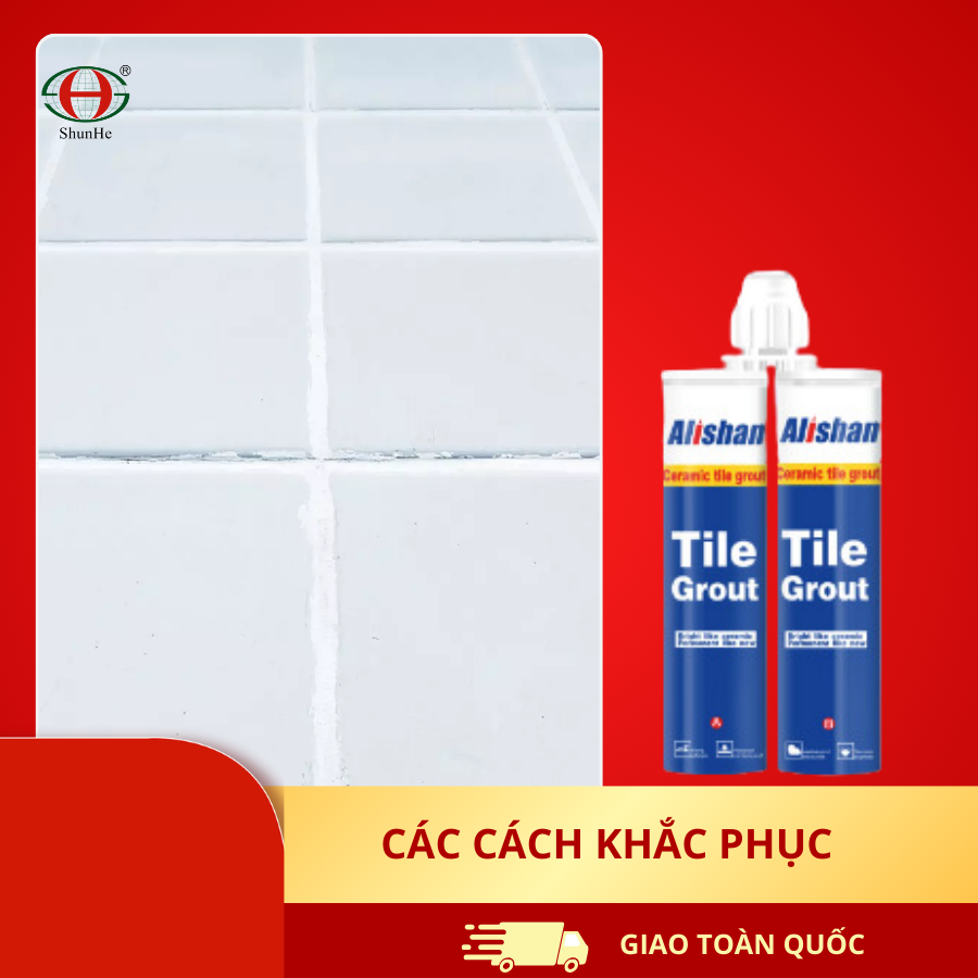 Những cách khắc phục ron gạch nứt gãy hiệu quả