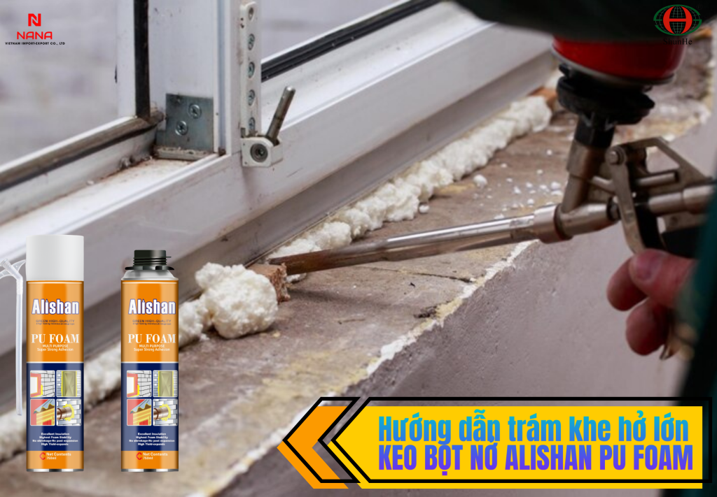 Alishan PU Foam là một loại nhựa tổng hợp, có tác dụng bảo vệ bề mặt vật liệu không bị oxy hóa, cách âm, cách nhiệt, chống thấm, trám trét kẽ hở, khe nứt